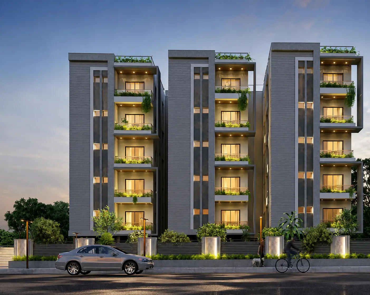 CR9 Signature One 2 & 3 BHK flats in Yapral